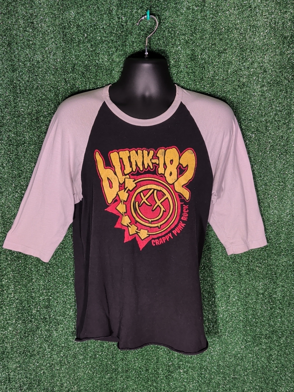 Blink 182 Crappy Punk Rock North American Tour 2016 Baseball T-Shirt Mens Size M